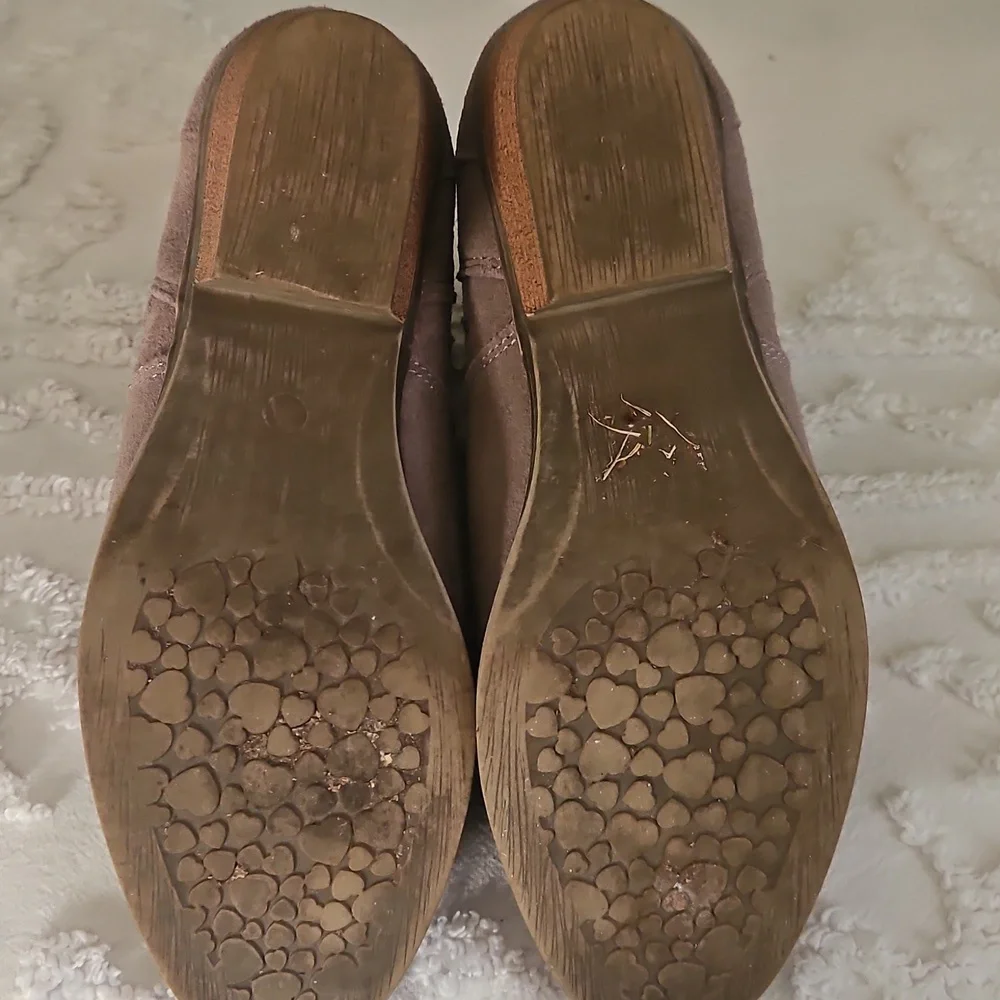 Skechers Women's Suede Ankle Booties - Taupe - Picture 5 of 6